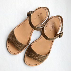 Cole Haan | Reed Woven Sandal, Gold